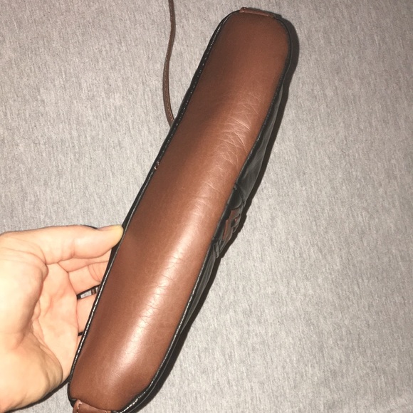 Vintage Brown and black bag crossbody bag!! - Picture 5 of 7